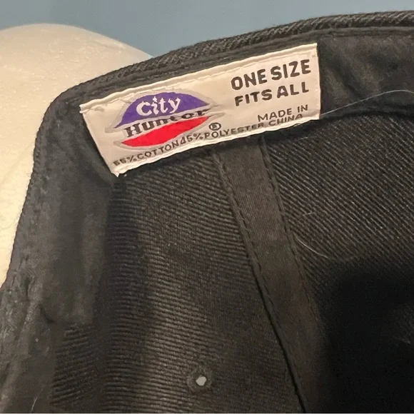 Vintage Chicago White Sox MLB Baseball Script Hat Adjustable Black Cap - Picture 8 of 9